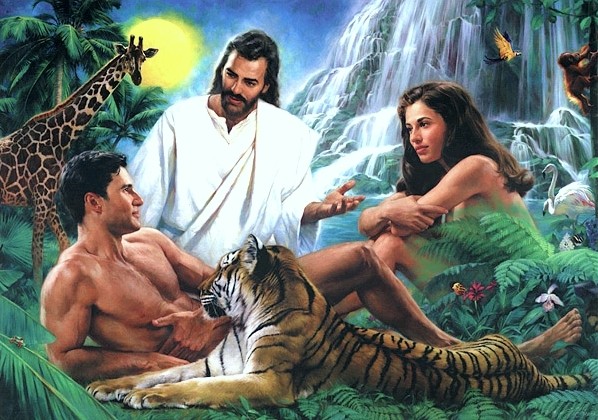 Jesus Eve Adam picture